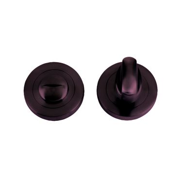Click Here To Enlarge This Photo Of ZPZ004-ETB - Zoo Hardware Stanza Turn and Release &lpar;50mm dia&rpar; Etna Bronze &lpar;Designer Range&rpar;