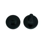 ZPZ004-OMB - Zoo Hardware Stanza Turn and Release &lpar;50mm dia&rpar; Oscuro Matt Black &lpar;Designer Range&rpar;