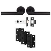 UDP006MB&sol;INTB - Carlisle Brass 'Belas' Ultimate Door Pack - Matt Black