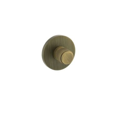 Click Here To Enlarge This Photo Of Atlantic - MHSRKWCYB Millhouse Brass Knurled WC Turn and Release on 5mm Slimline Round Rose - Yester Bronze