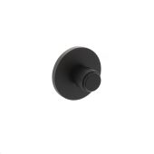 Atlantic - MHSRKWCMB Millhouse Brass Knurled WC Turn and Release on 5mm Slimline Round Rose - Matt Black