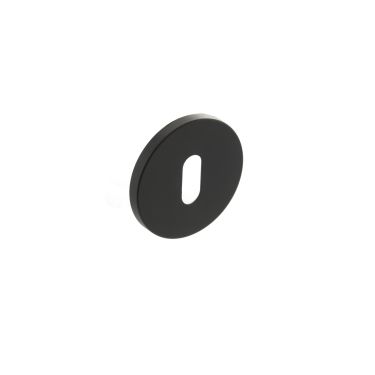 Click Here To Enlarge This Photo Of Atlantic - MHSRKUDB Millhouse Brass Key Escutcheons on 5mm Slimline Round Rose - Urban Dark Bronze
