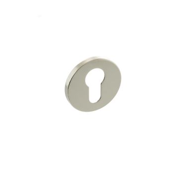 Click Here To Enlarge This Photo Of Atlantic - MHSREPN Millhouse Brass Euro Escutcheons on 5mm Slimline Round Rose - Polished Nickel