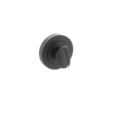 Click Here To Enlarge This Photo Of Atlantic - MHRWCMB Millhouse Brass WC Turn & Release on Round Rose - Matt Black