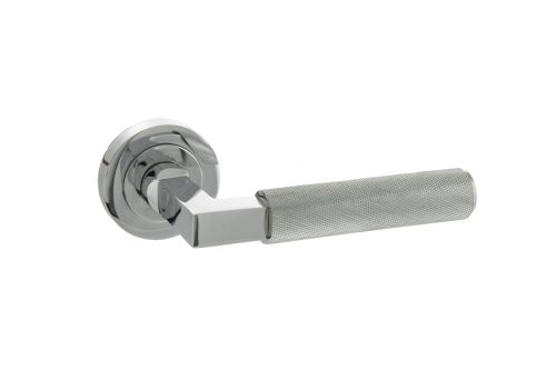 Click Here To Enlarge This Photo Of Atlantic - MHR200PC Millhouse Brass 'Cartwright' Designer Lever on Round Rose - Polished Chrome