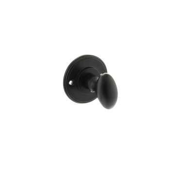 Click Here To Enlarge This Photo Of Atlantic - MHOWCMB Millhouse Brass Solid Brass Oval WC Turn and Release - Matt Black