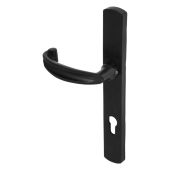 DuraTique&comma; 92mm Multipoint Lock Bow Lever Handles - Stainless Steel Black Antique Finish 44-68mm &lpar;CO7200C-TMB&rpar;