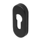 BLU Performance Oval Euro Profile Escutcheon&comma; 316 Stainless Steel in a Matt Black Lacquered Finish &lpar;KM045B-MBL&rpar;