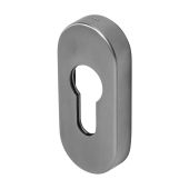BLU Performance Oval Euro Profile Escutcheon&comma; 316 Satin Stainless Steel &lpar;KM045B-SSS&rpar;