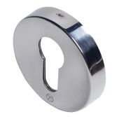 BLU Performance Round Euro Profile Escutcheon&comma; 51 x 10&period;5mm&comma; 316 Polished Stainless Steel &lpar;KM055B-PSS&rpar;
