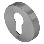 BLU Performance Round Euro Profile Escutcheon&comma; 51 x 10&period;5mm&comma; 316 Satin Stainless Steel &lpar;KM055B-SSS&rpar;