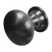 BLU Performance Centre Door Knob&comma; Bolt Fix&comma; 316 Stainless Steel in a Matt Black Lacquered Finish &lpar;KM388-MBL&rpar;