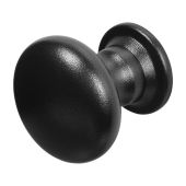 DuraTique&comma; KM388 Centre Door Knob&comma; Bolt Fix&comma; Textured Matt Black Finish &lpar;KM388-TMB&rpar;