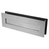 BLU Performance Sleeved Letter Plate&comma; 330 x 110mm&comma; Up to 68mm Door Thickness&comma; 316 Satin Stainless Steel &lpar;LP400-SSS&rpar;