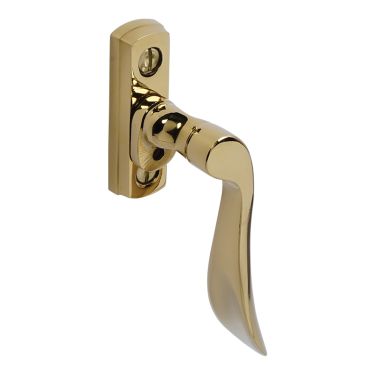 Click Here To Enlarge This Photo Of BLU Performance Regent Window Espagnolette Handle &lpar;Right Hand&rpar; 316 Stainless Steel in a PVD Polished Brass Finish &lpar;REG020C-RH-PPB&rpar;