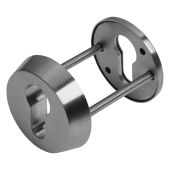 BLU Performance Security Euro Escutcheon&comma; 316 Satin Stainless Steel &lpar;SE38-SSS&rpar;