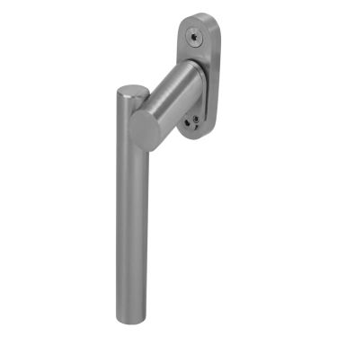 Click Here To Enlarge This Photo Of BLU Performance Contemporary Window Espagnolette Handle - Cranked &lpar;Left Hand&rpar; 40mm Spindle Length&comma; 316 Satin Stainless Steel &lpar;SST87-40-LH-SSS&rpar;