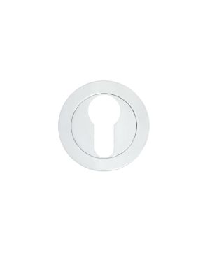 Click Here To Enlarge This Photo Of ZPA001-CP - Zoo Hardware Stanza Euro Profile Escutcheon - Polished Chrome &lpar;Contract Range&rpar;