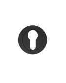ZPA001-MB - Zoo Hardware Stanza Euro Profile Escutcheon - Matt Black &lpar;Contract Range&rpar;