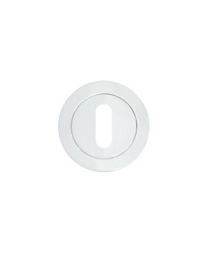 Click Here To Enlarge This Photo Of ZPA002-CP - Zoo Hardware Stanza Standard Key Escutcheon - Polished Chrome &lpar;Contract Range&rpar;