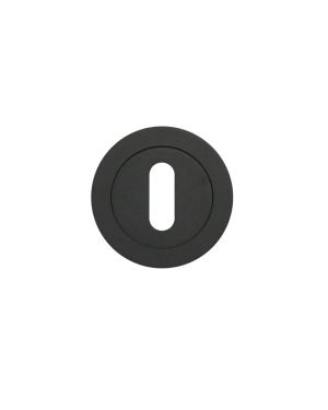 Click Here To Enlarge This Photo Of ZPA002-MB - Zoo Hardware Stanza Standard Key Escutcheon - Matt Black &lpar;Contract Range&rpar;