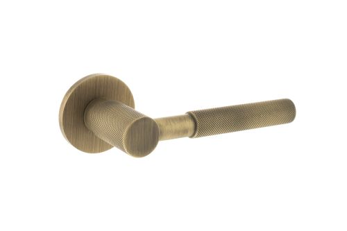 Click Here To Enlarge This Photo Of Atlantic - MHSR500YB Millhouse Brass 'Mason' Designer Lever on 5mm Slimline Round Rose - Yester Bronze