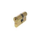 C603082525 - AGB Euro Profile 5 Pin Double Cylinder 30-30mm &lpar;60mm&rpar; - Satin Brass