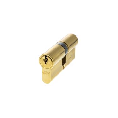 Click Here To Enlarge This Photo Of C603013030 - AGB Euro Profile 5 Pin Double Cylinder 35-35mm &lpar;70mm&rpar; - Polished Brass