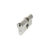 C603323030 - AGB Euro Profile 5 Pin Double Cylinder 35-35mm &lpar;70mm&rpar; - Satin Chrome