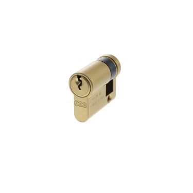 Click Here To Enlarge This Photo Of C630080525 - AGB Euro Profile 5 Pin Single Cylinder 30-10mm &lpar;40mm&rpar; - Satin Brass