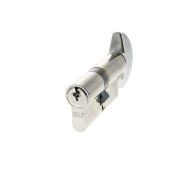 Click Here To Enlarge This Photo Of C620302525 - AGB Euro Profile 5 Pin Cylinder & Turn 30-30mm &lpar;60mm&rpar; - Polished Chrome