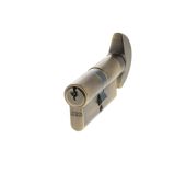 C620722525 - AGB Euro Profile 5 Pin Cylinder & Turn 30-30mm &lpar;60mm&rpar; - Matt Antique Brass
