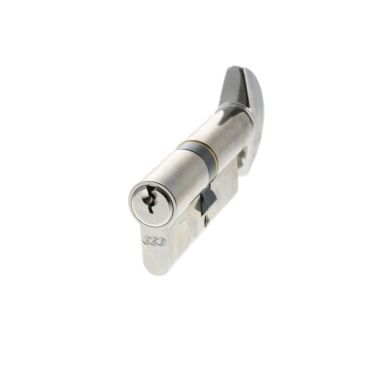 Click Here To Enlarge This Photo Of C620303030 - AGB Euro Profile 5 Pin Cylinder & Turn 35-35mm &lpar;70mm&rpar; - Polished Chrome