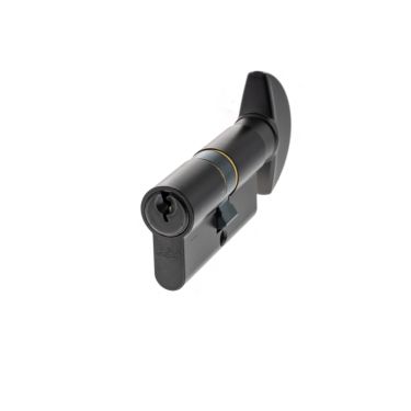 Click Here To Enlarge This Photo Of C620843030 - AGB Euro Profile 5 Pin Cylinder & Turn 35-35mm &lpar;70mm&rpar; - Matt Black