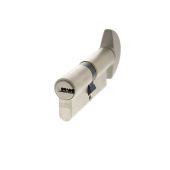 CA20163030 - AGB Euro Profile 15 Pin Cylinder & Turn 35-35mm &lpar;70mm&rpar; - Satin Nickel