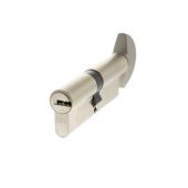 CA20163535 - AGB Euro Profile 15 Pin Cylinder & Turn 40-40mm &lpar;80mm&rpar; - Satin Nickel