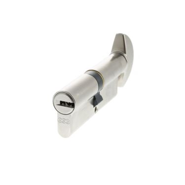 Click Here To Enlarge This Photo Of CA20323535 - AGB Euro Profile 15 Pin Cylinder & Turn 40-40mm &lpar;80mm&rpar; - Satin Chrome