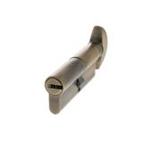 CA20723535 - AGB Euro Profile 15 Pin Cylinder & Turn 40-40mm &lpar;80mm&rpar; - Matt Antique Brass