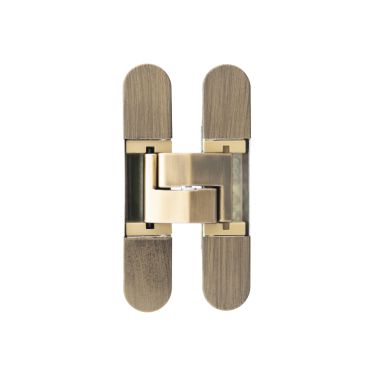 Click Here To Enlarge This Photo Of AGBH32MAB - AGB Eclipse Adjustable Concealed Hinge - Matt Antique Brass &lpar;40kg per 2 hinges&comma; 60kg per 3 hinges&rpar;