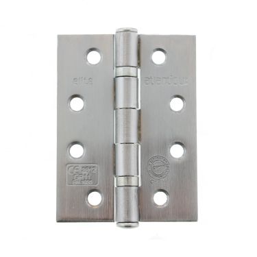 Click Here To Enlarge This Photo Of Atlantic - AHG111433SC&lpar;3&rpar; Grade 11 Fire Rated Ball Bearing Hinges 4" x 3" x 2&period;5mm - Satin Chrome &lpar;Pack of 3&rpar;