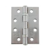 Atlantic - AHG111433SC&lpar;3&rpar; Grade 11 Fire Rated Ball Bearing Hinges 4" x 3" x 2&period;5mm - Satin Chrome &lpar;Pack of 3&rpar;
