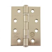Atlantic - AHG111433SN Grade 11 Fire Rated Ball Bearing Hinges 4" x 3" x 2&period;5mm - Satin Nickel