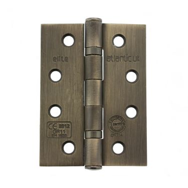 Click Here To Enlarge This Photo Of Atlantic - AHG111433UB Grade 11 Fire Rated Ball Bearing Hinges 4" x 3" x 2&period;5mm - Urban Bronze