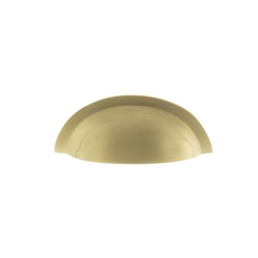 Click Here To Enlarge This Photo Of Atlantic - OEC1176SB Old English 'Winchester' Solid Brass Cabinet Cup Pull on Concealed Fix - Satin Brass