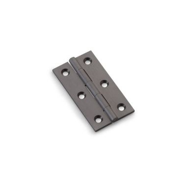 Click Here To Enlarge This Photo Of AW064-CH-DBZ - Alexander & Wilks Heavy Pattern Solid Brass Cabinet Butt Hinge - Dark Bronze - 2&period;5"