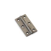 AW064-CH-PWT - Alexander & Wilks Heavy Pattern Solid Brass Cabinet Butt Hinge - Pewter - 2&period;5"