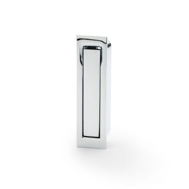 Click Here To Enlarge This Photo Of AW990PC - Alexander & Wilks Sliding Door Edge Pull &lpar;Square&rpar; - Polished Chrome