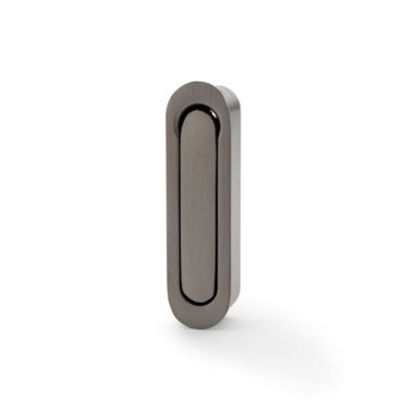 Click Here To Enlarge This Photo Of AW991DBZPVD - Alexander & Wilks Sliding Door Edge Pull &lpar;Radius&rpar; - Dark Bronze PVD