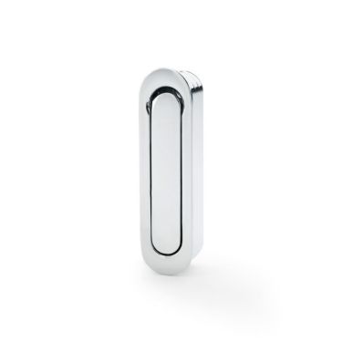 Click Here To Enlarge This Photo Of AW991PC - Alexander & Wilks Sliding Door Edge Pull &lpar;Radius&rpar; - Polished Chrome