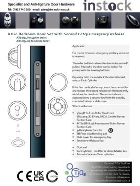 Click Here To Enlarge This Photo Of Eclipse Specialist Anti-Ligature AX10 Second Entry Bedroom Door Set